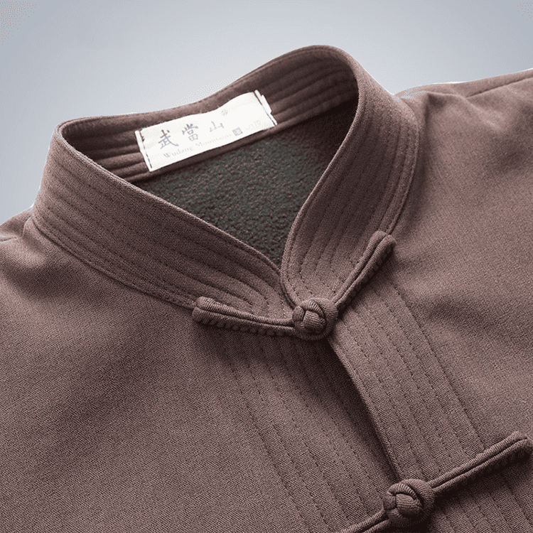 Collar of Fleece Lined Tang Jacket