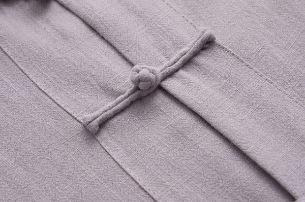 Button of Tang Shirt Made by Cotton and Linen