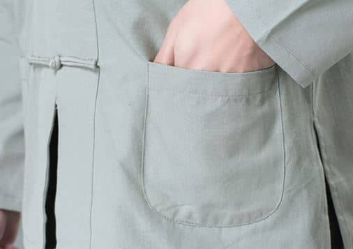 Patch pocket of Tang Shirt