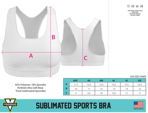 Sports Bra Chart