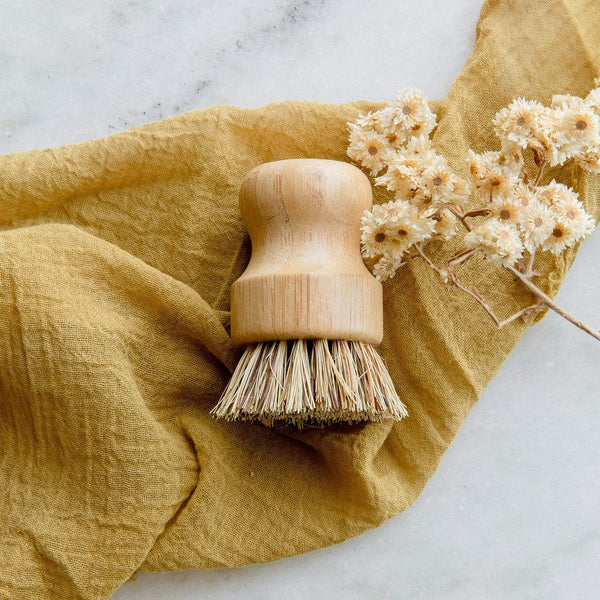 Zero Waste Modular Bamboo Dish Brush With Replaceable Head – Zero