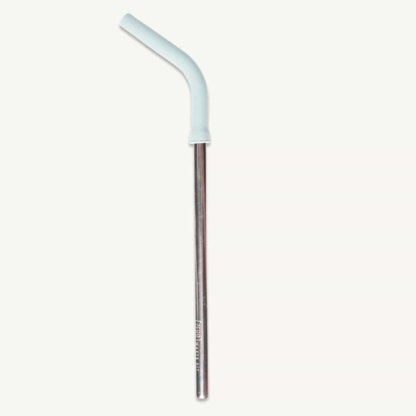 Stainless Steel Straw w/ Silicone Mouthpiece