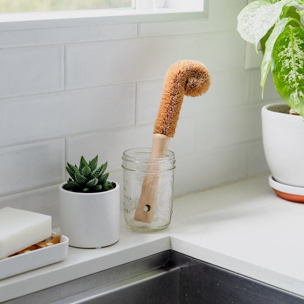 Beechwood Long Handle Dish Brush – The Waste Less Shop