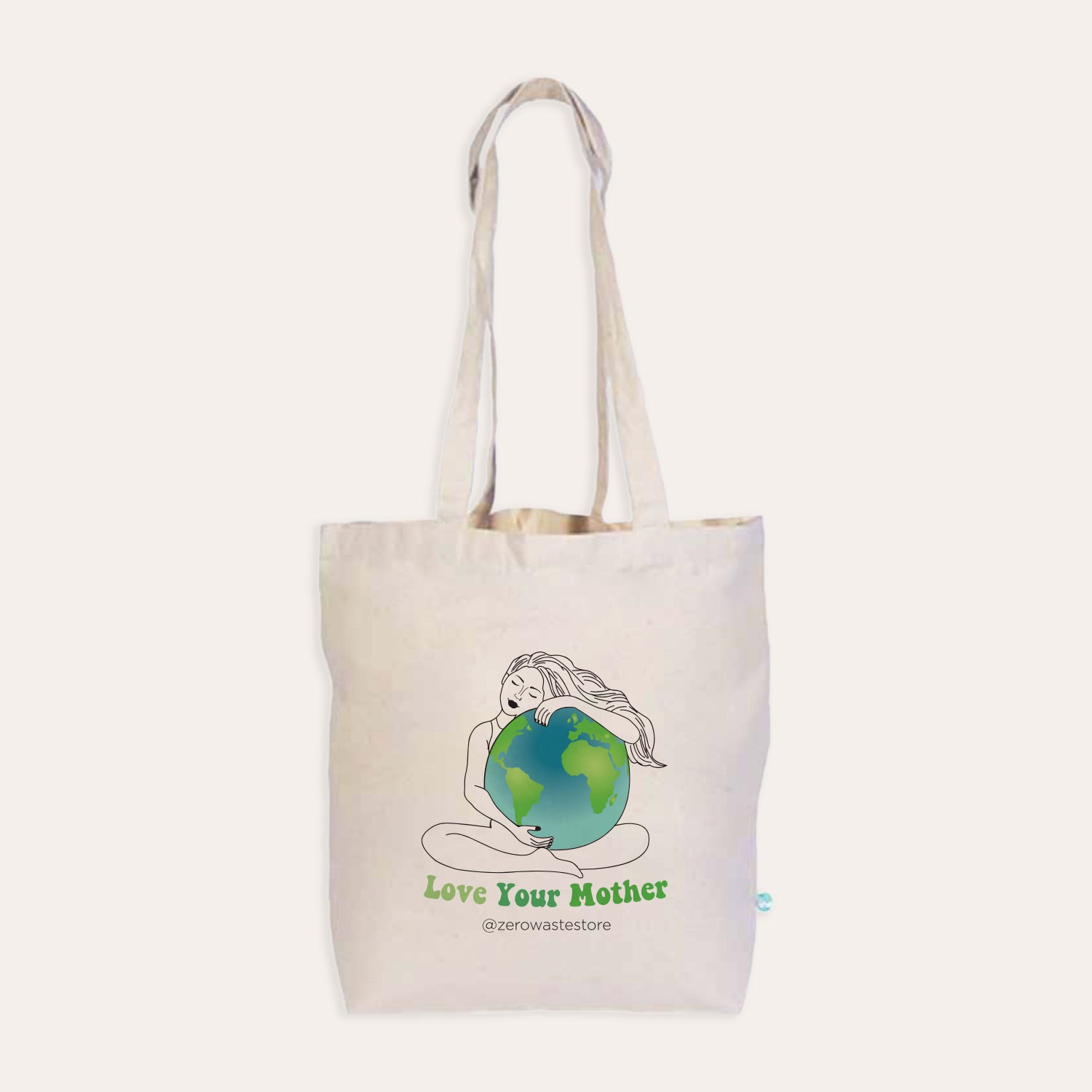 ZeroWasteStore reusable canvas bag