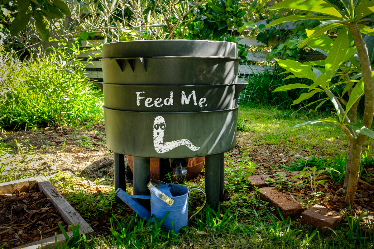 Garden compost tower 