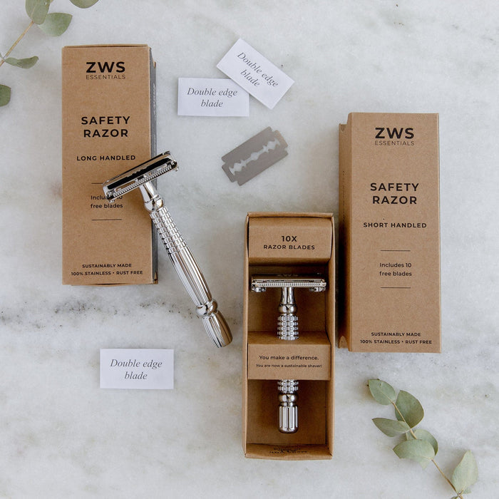 Unboxing long and short handled safety razors from ZWS Essentials