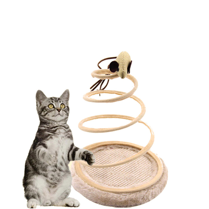 spring cat toy