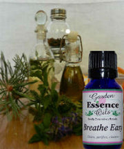 breath easy essential oil by garden
                          essence oil Clears, Purifies, Cleanses.