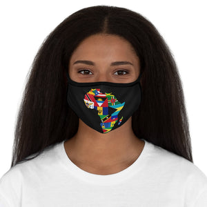 CARIBBEAN CONTINENT VERSION 1 Fitted Polyester Face Mask