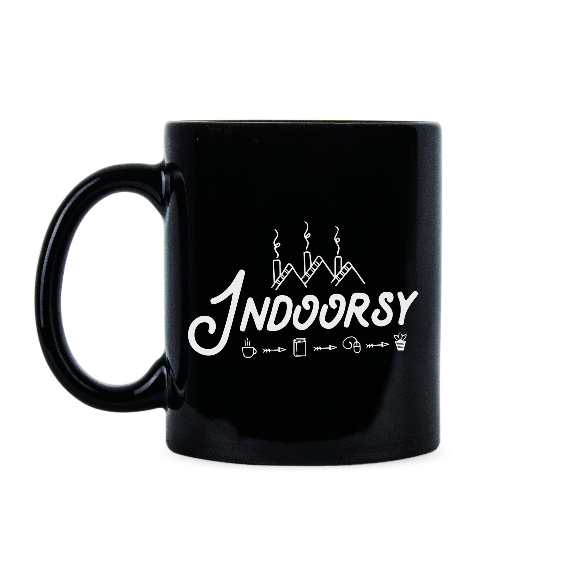 Indoorsy Coffee Mug Cute Introvert Coffee Mugs Funny Introvert Cup