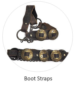 Image shoes Western Leather Boot Straps. If you need any further assistance or occomidation please contact us Monday thru Friday from 10 a.m. eastern time to 8 p.m. eastern time at TEL: five six one seven four eight eight eight zero one.