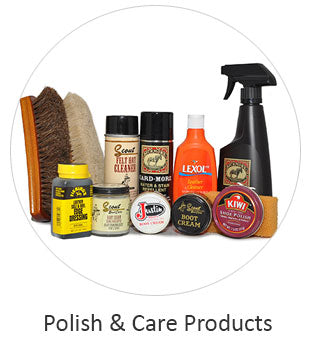Image displays various Leather Polish and Boot Care Products. If you need any further assistance or occomidation please contact us Monday thru Friday from 10 a.m. eastern time to 8 p.m. eastern time at TEL: five six one seven four eight eight eight zero one.