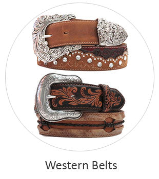 Image shows adult western belts. Link directs to Western Belts and Work Belts. If you need any further assistance or occomidation please contact us Monday thru Friday from 10 a.m. eastern time to 8 p.m. eastern time at TEL: five six one seven four eight eight eight zero one.