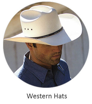 Image of a man wearing a Men's Western hat. Link opens in the same window. If you need any further assistance or occomidation please contact us Monday thru Friday from 10 a.m. eastern time to 8 p.m. eastern time at TEL: five six one seven four eight eight eight zero one. Tel: (561)748-8801