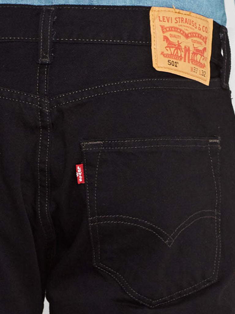 Levi's 005010660 Mens 501 Original Fit Jeans Black – . Western® Wear