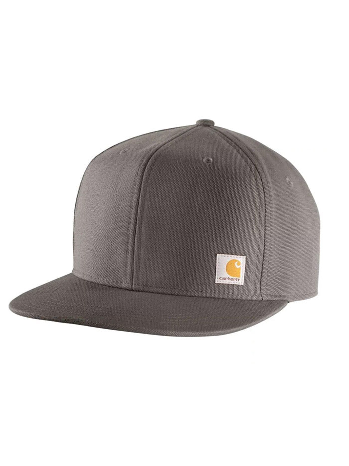 Carhartt 101604-039 Firm Duck Flat Brim Cap Gravel – J.C. Western® Wear