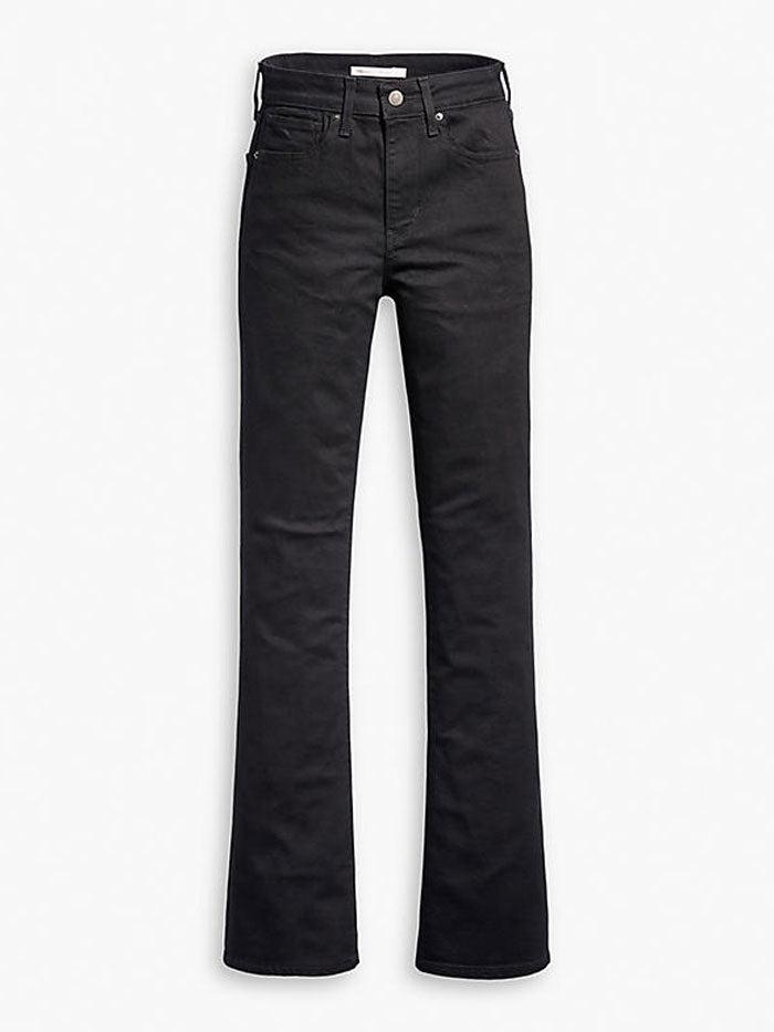 Levis 187590063 Womens 725 High Rise Bootcut Jeans Soft Black – .  Western® Wear