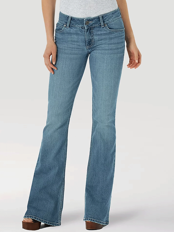 Wrangler 1009MWFNT Womens Retro Mae Mid-Rise Flare Jeans Tori – .  Western® Wear