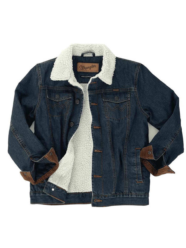 sherpa lined denim jacket toddler