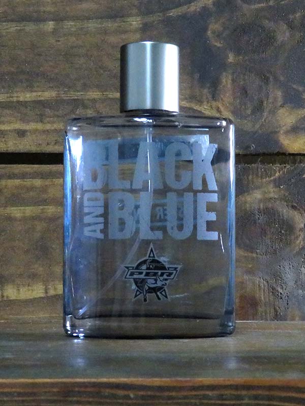 Tru Fragrance 92235 Mens PBR Black and Blue Cologne front view with box
