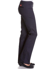 Dickies Girl Juniors Worker 2 Back Pockets Bootcut Pant N882-NVY Navy