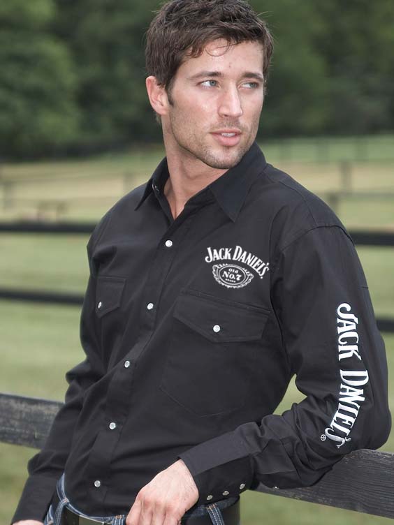 Ely Cattleman 15225006JD-89 Jack Daniel's LS Western Shirt Black – .  Western® Wear