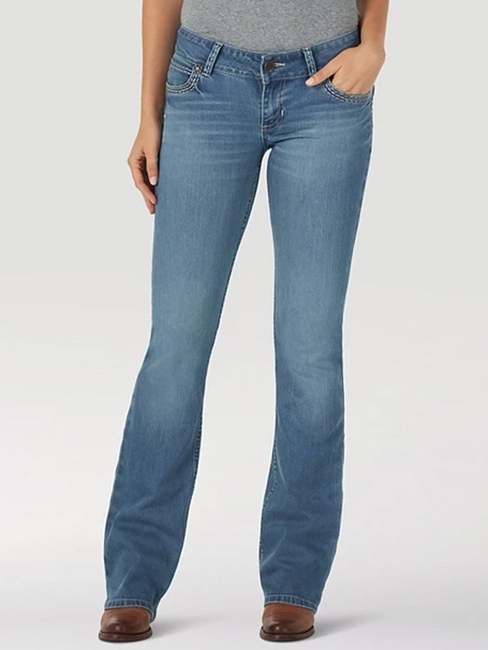 Wrangler 07MWZUG Womens Retro Sadie Bootcut Jeans Medium Wash – .  Western® Wear