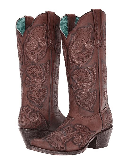 ladies floral boots