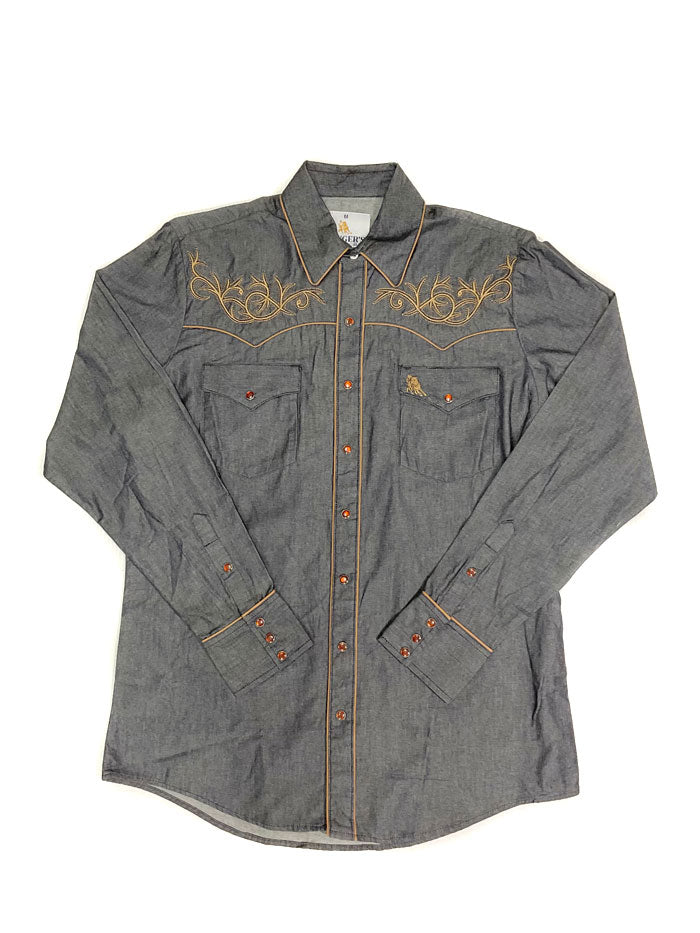 Rangers 013CA01 Mens Western Shirt Denim – J.C. Western® Wear