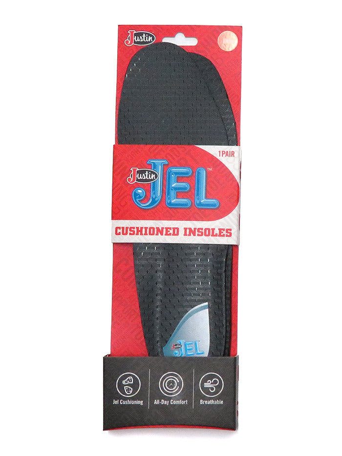 justin jel round toe boot insole