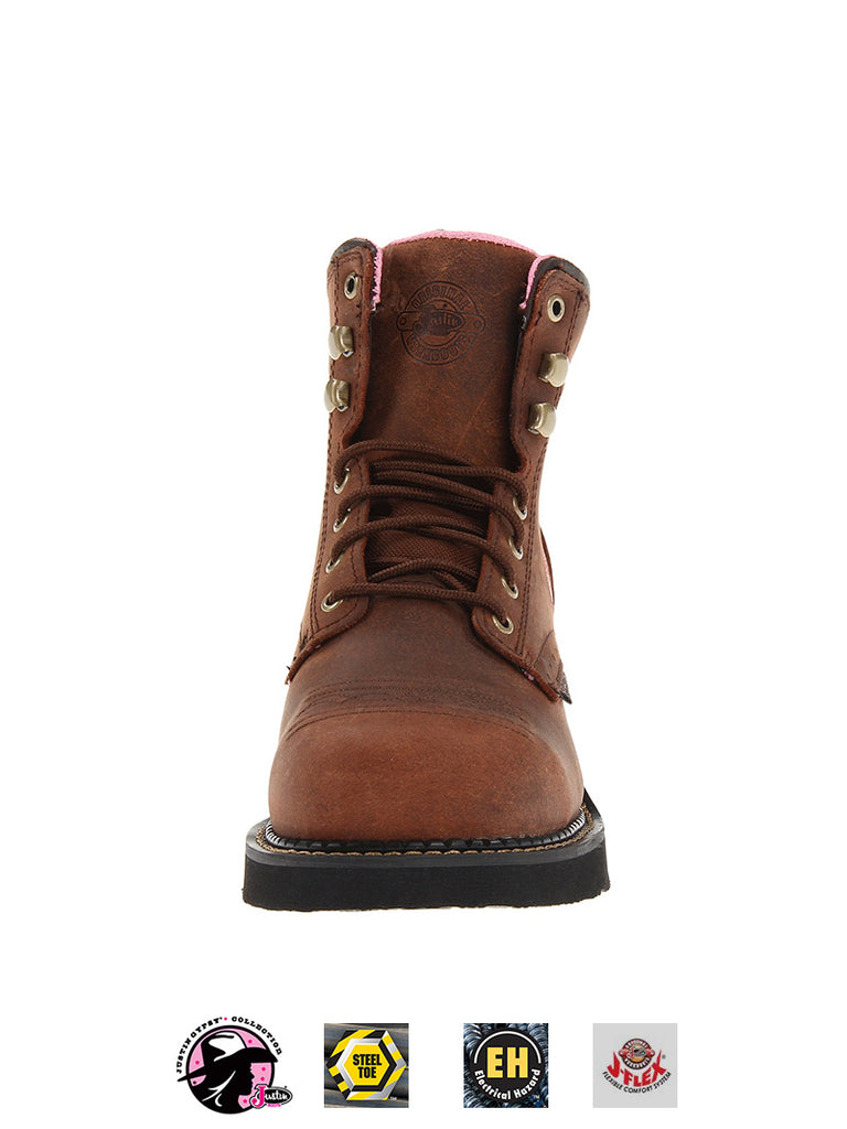 justin gypsy steel toe boots womens