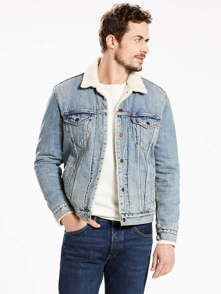 levi's sherpa trucker jacket sizing