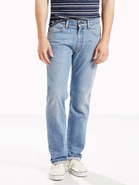 Levi's 005051456 Mens 505 Regular Fit Straight Leg Stretch Jeans Clif –  . Western® Wear