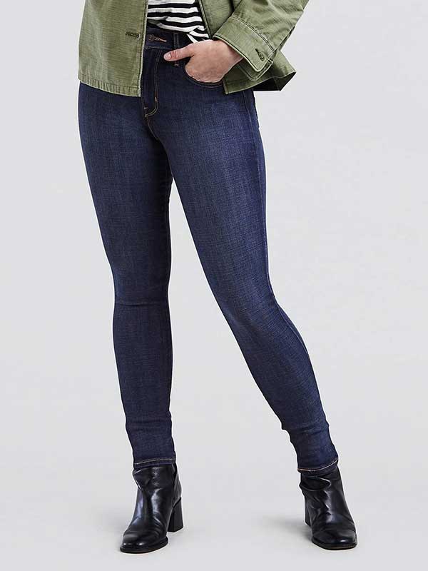 721 high rise skinny jeans blue story