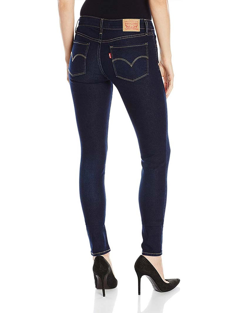 Levi S Womens 711 Indigo Ridge Mid Rise Skinny Jeans 188810025 J C Western® Wear
