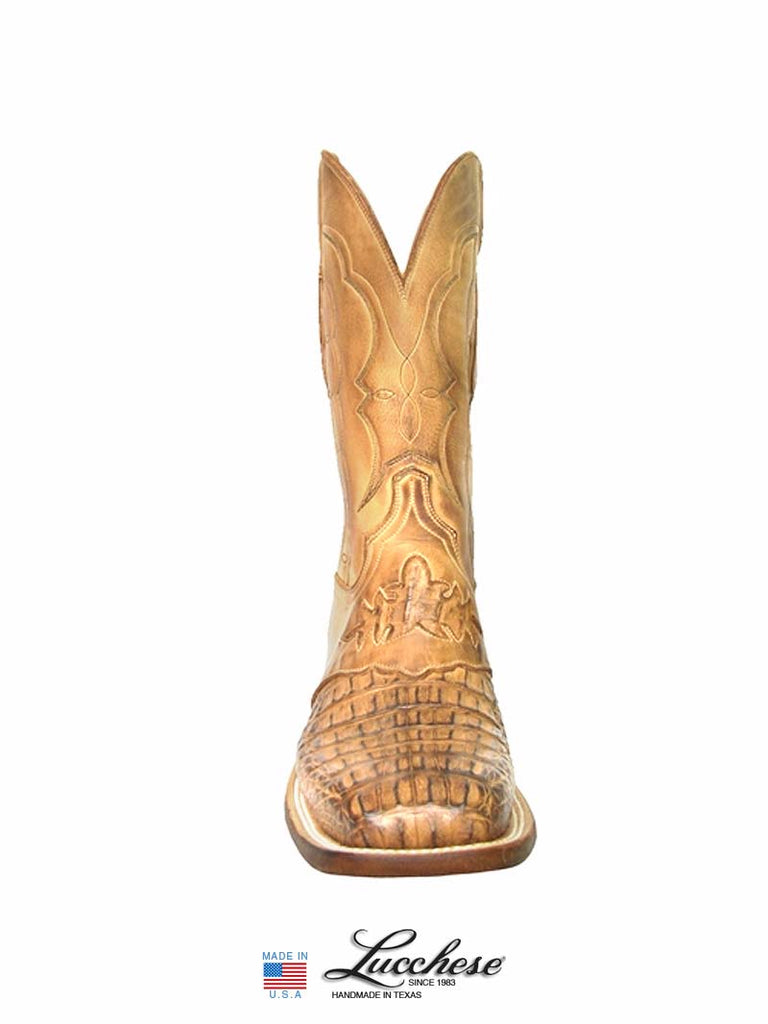 lucchese crepe sole ostrich boots