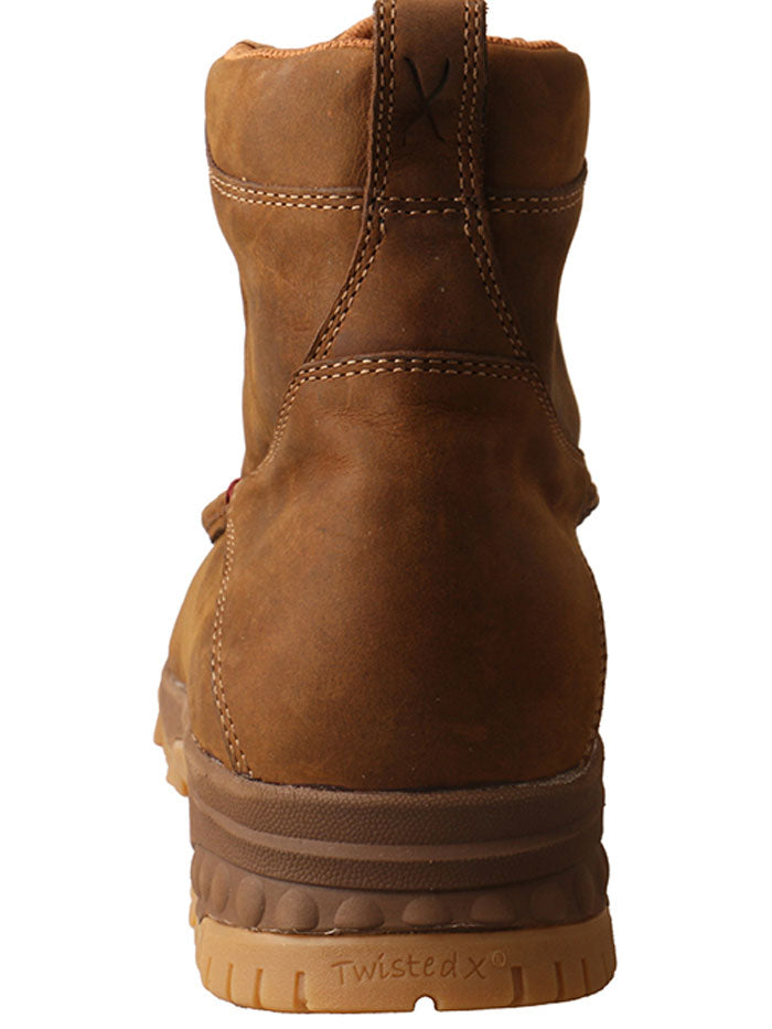 Twisted X MXCC001 Mens Work 6  Comp Toe Boot with CellStretch Brown