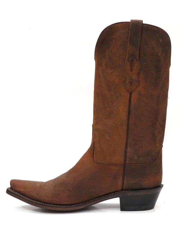 Old West LF1511 Womens Corded Medallion Snip Toe Cowgirl Boot Brown ...