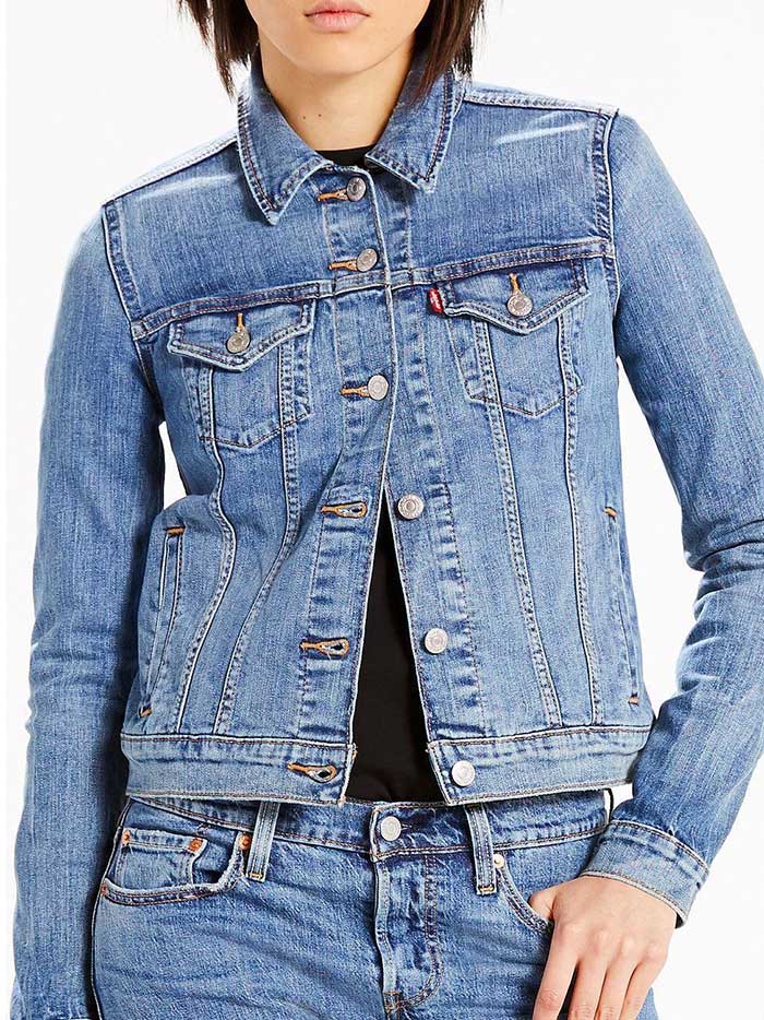 levi blue jean jacket womens