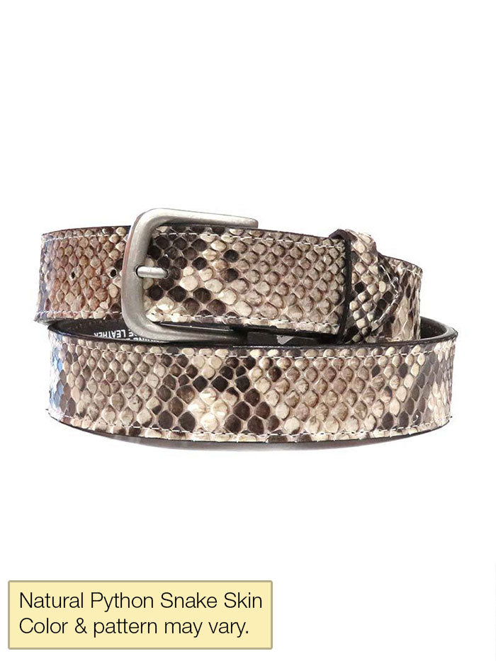 snakeskin belt buckle