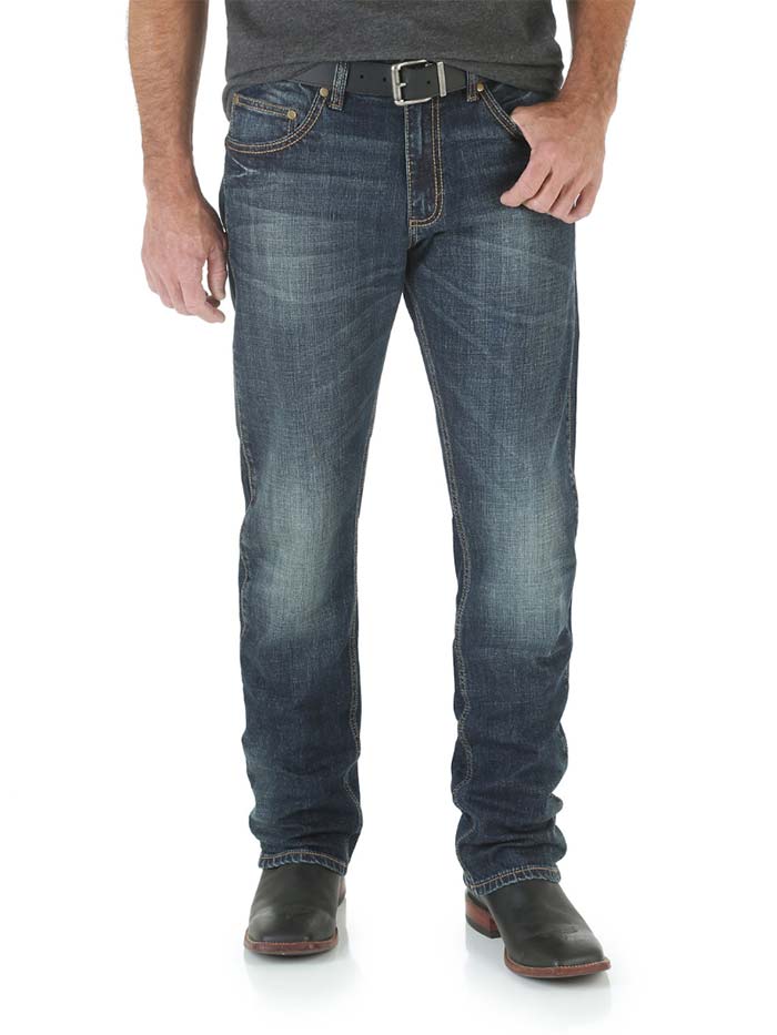 Mens Retro Slim Fit Straight Leg Jean 