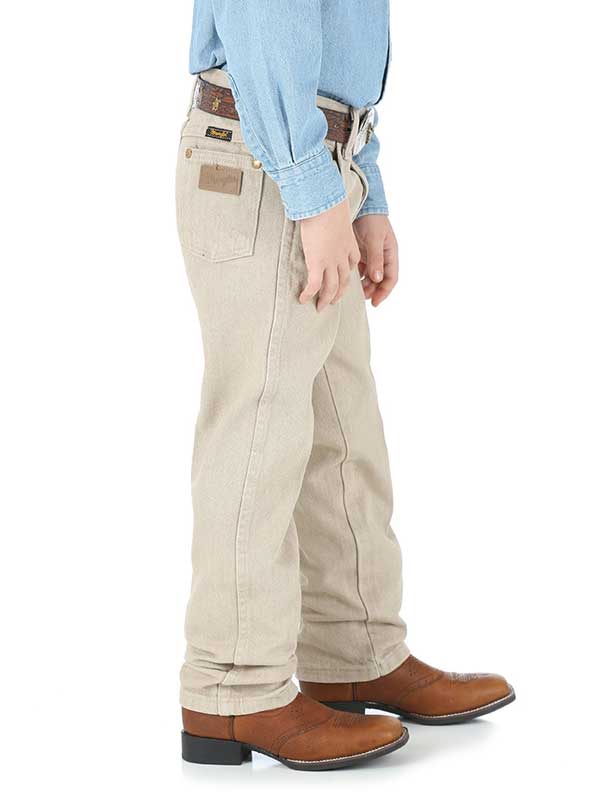 Boy's Wrangler 13MWJTN 13MWBTN ProRodeo Cowboy Cut Tan Original Fit Je –  . Western® Wear