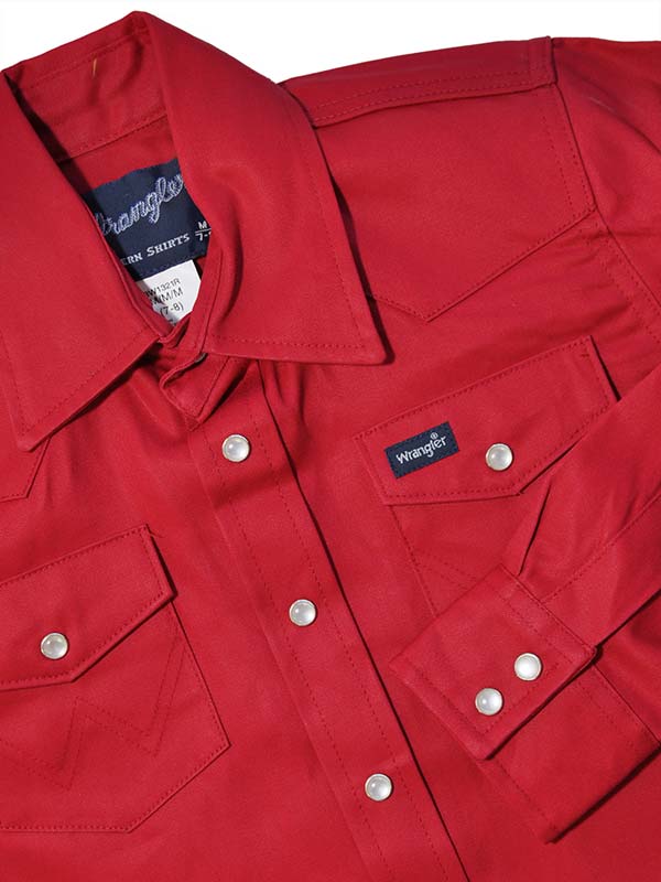 wrangler shirt red