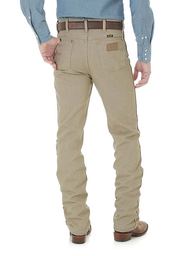 Wrangler 0936TAN Mens Cowboy Cut Slim Fit Jeans Prewashed Tan – .  Western® Wear