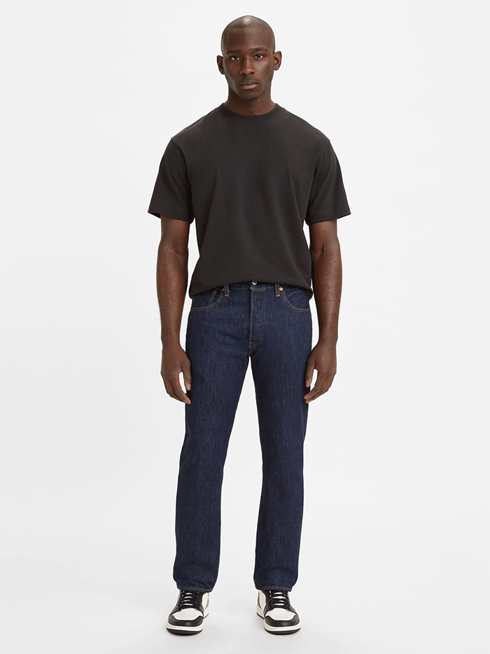 dark wash levi's 501