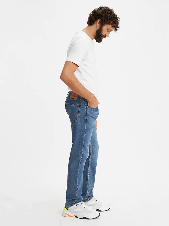 Levi's 005052217 Mens 505 Regular Fit Stretch Jeans Fremont Drop Shot –  . Western® Wear