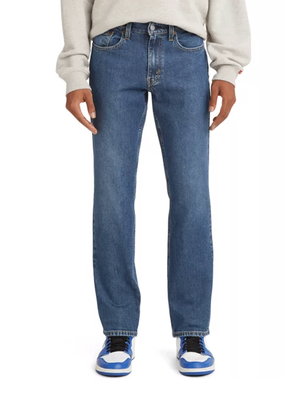 Levi's 005141620 Mens Straight Fit Stretch Jeans Medium Wash (D) – .  Western® Wear