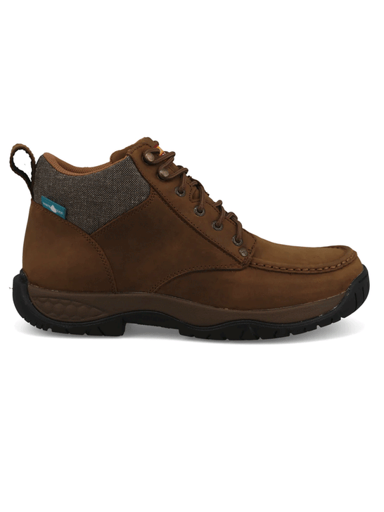 Twisted X MAXW001 Mens All Around Lace Up Work Boot Brown outter side view