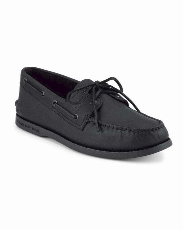 sperry black mens shoes