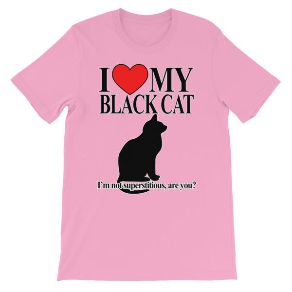 I Love My Black Cat T-shirt – Awkward T-Shirts